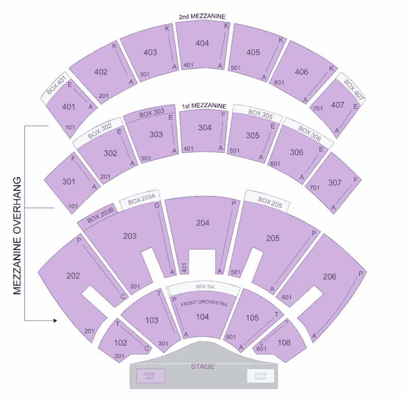 The Colosseum at Caesars Palace Seating Chart